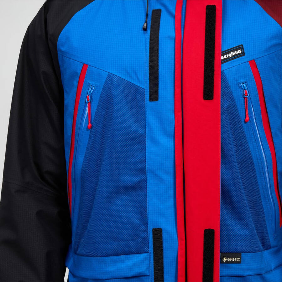 unisex storm 25 gore-tex jacket - bluered berghaus