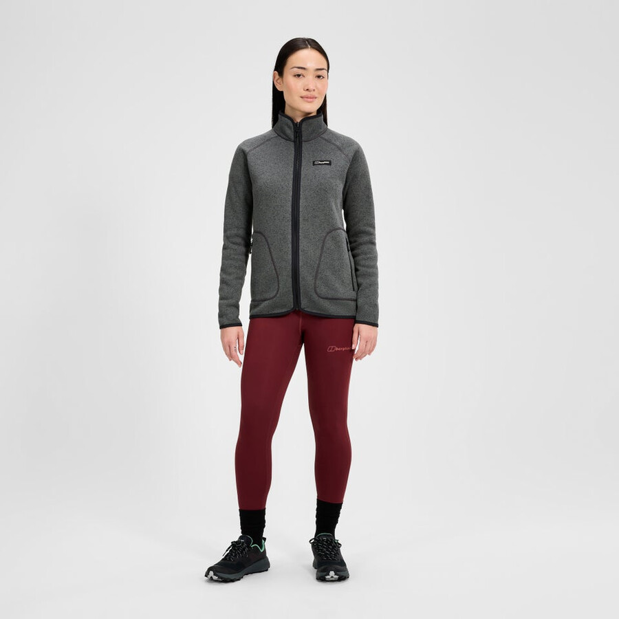 womens asterby interactive jacket - blackgrey berghaus