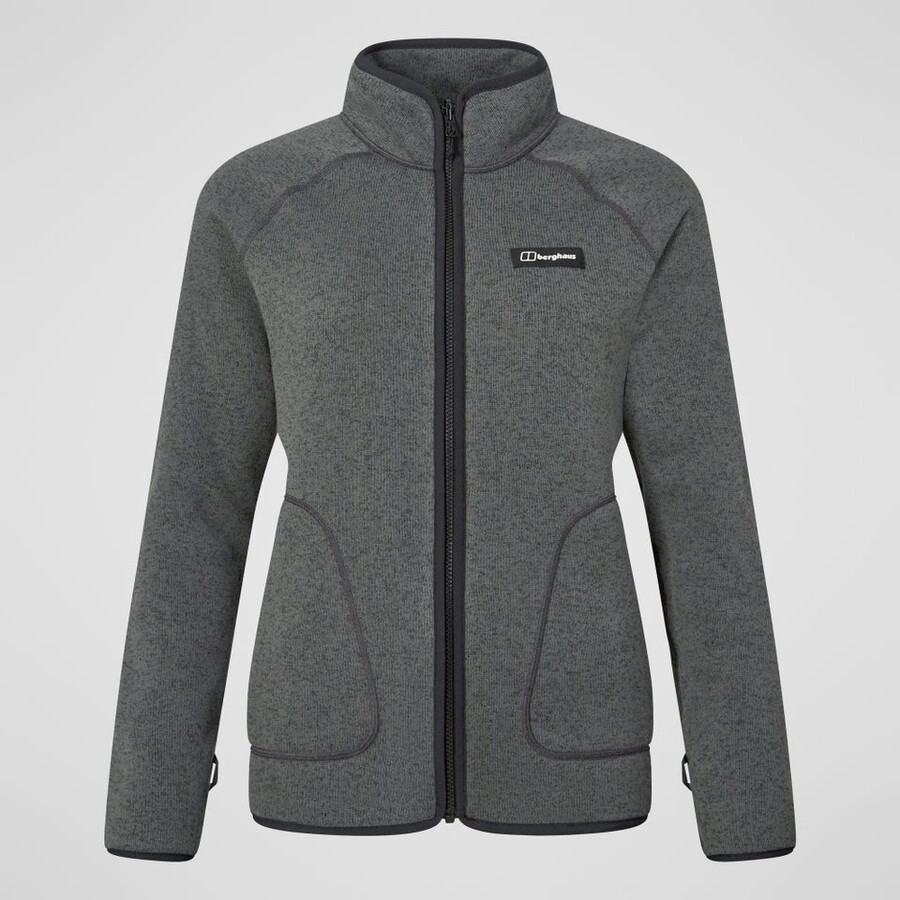 womens asterby interactive jacket - blackgrey berghaus
