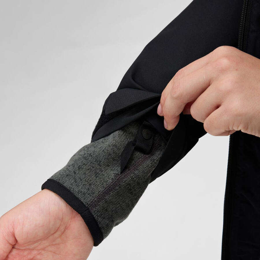 womens asterby interactive jacket - blackgrey berghaus