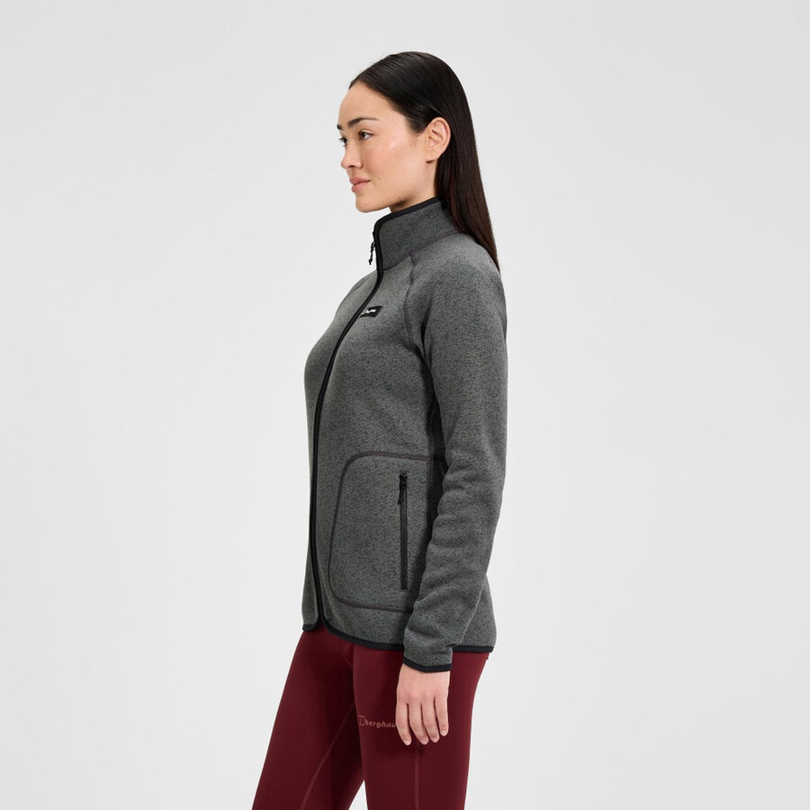 womens asterby interactive jacket - blackgrey berghaus