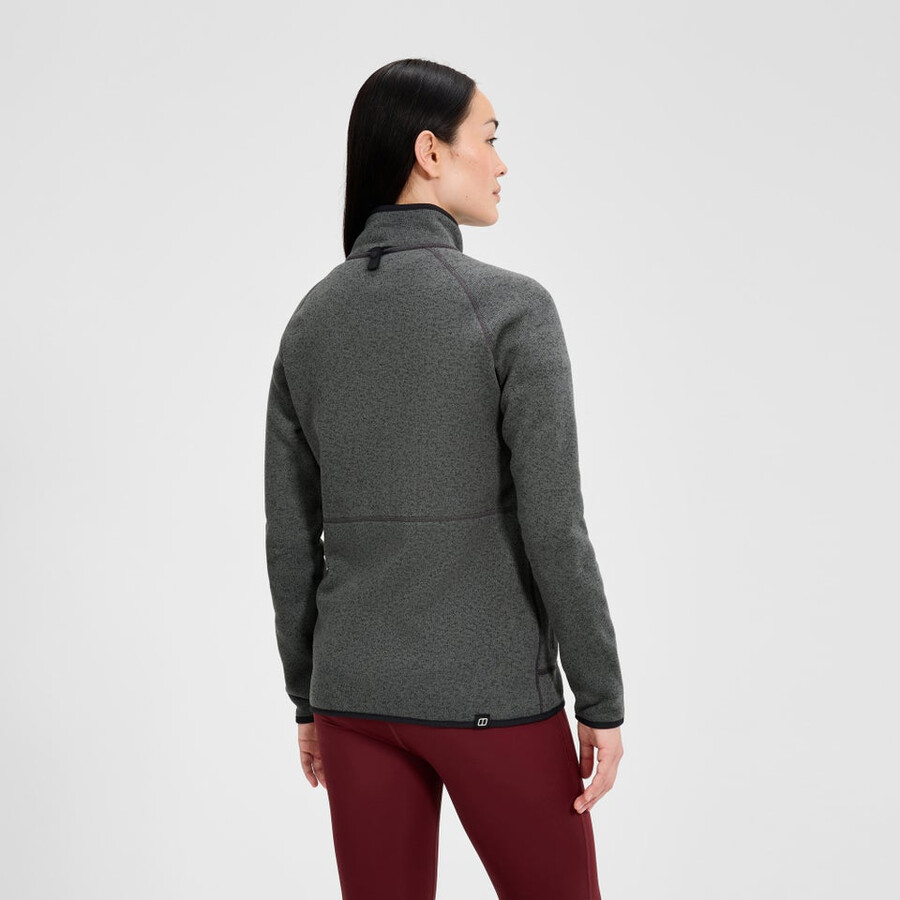 womens asterby interactive jacket - blackgrey berghaus
