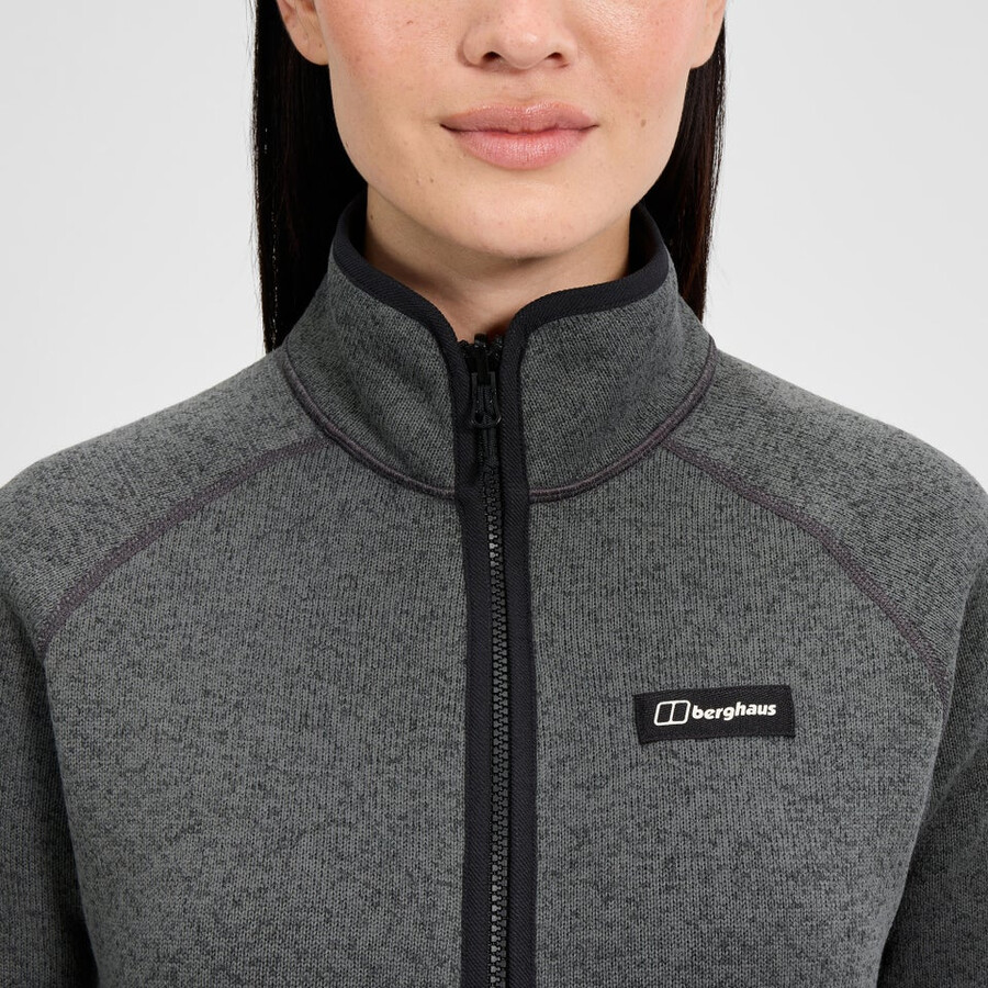 womens asterby interactive jacket - blackgrey berghaus