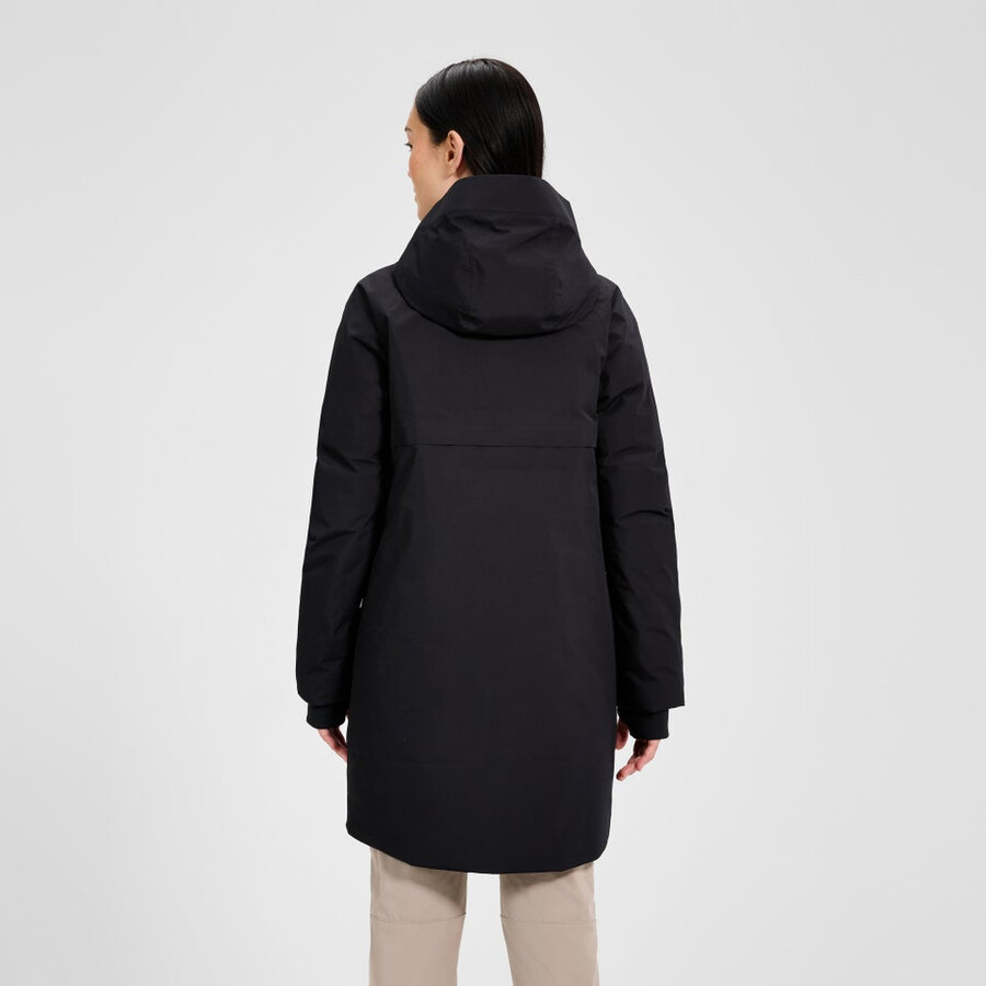 womens ashberry gore-tex down parka - black berghaus