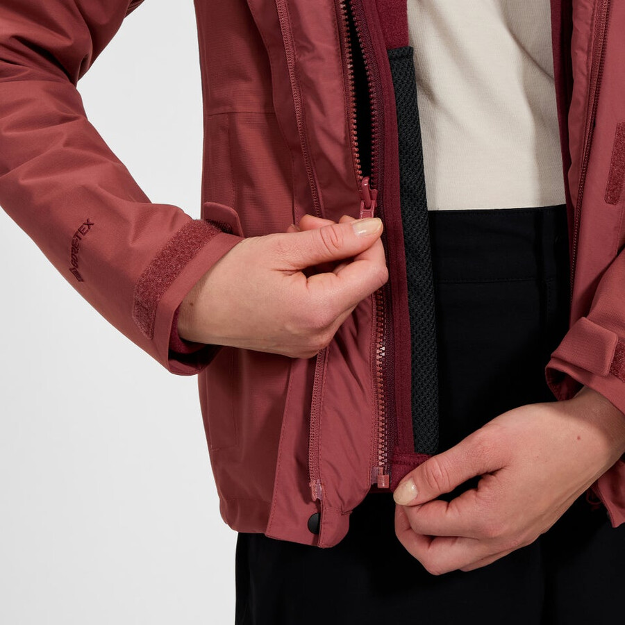 womens hillwalker 2.0 interactive gore-tex waterproof jacket - red berghaus