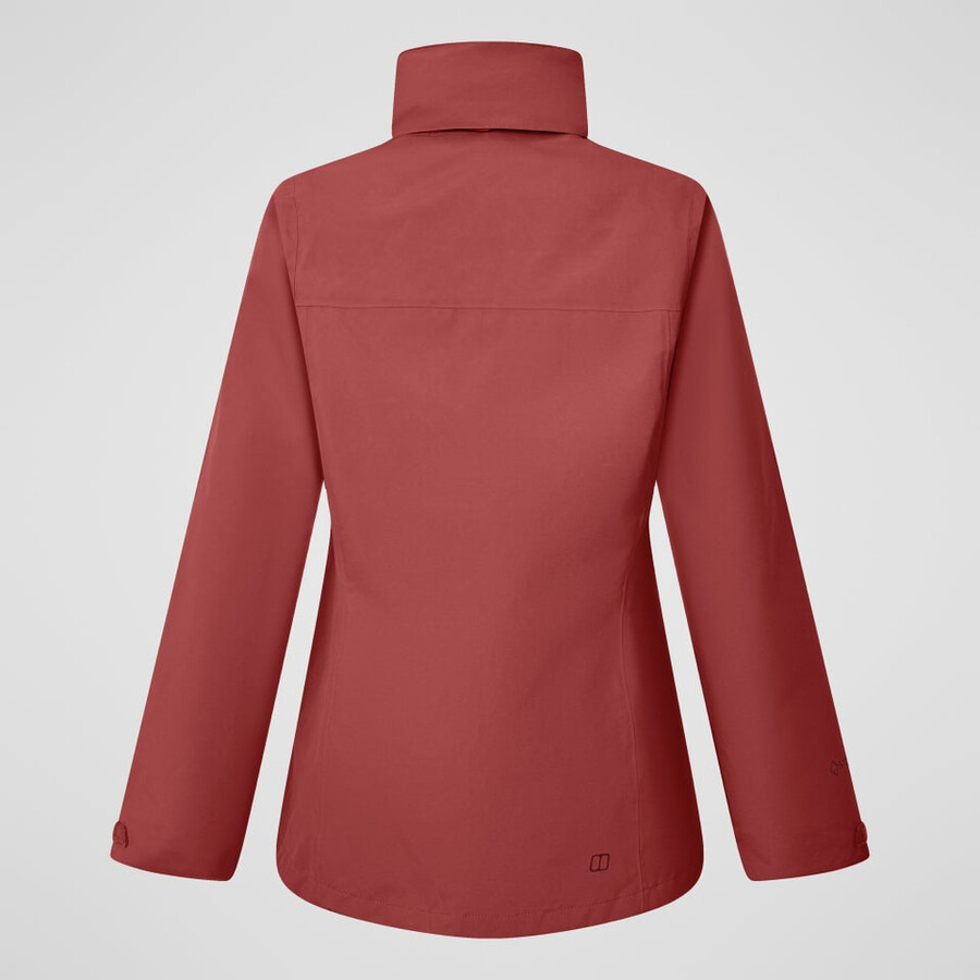 womens hillwalker 2.0 interactive gore-tex waterproof jacket - red berghaus