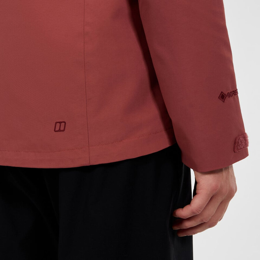 womens hillwalker 2.0 interactive gore-tex waterproof jacket - red berghaus