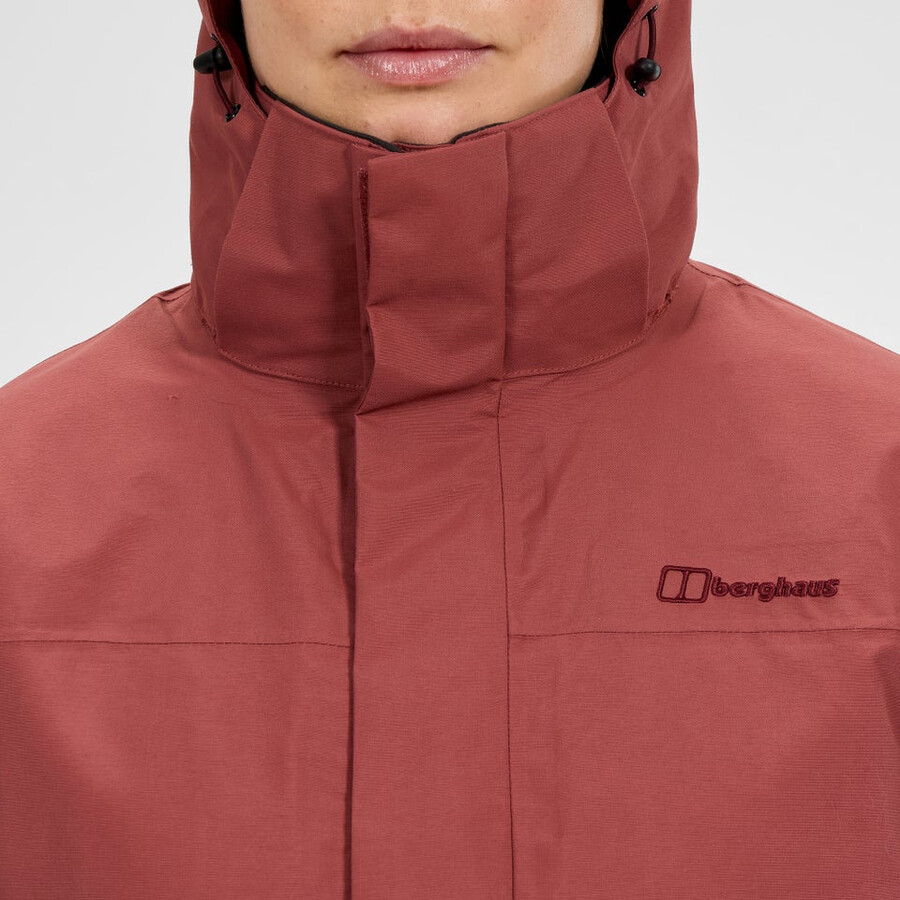 womens hillwalker 2.0 interactive gore-tex waterproof jacket - red berghaus