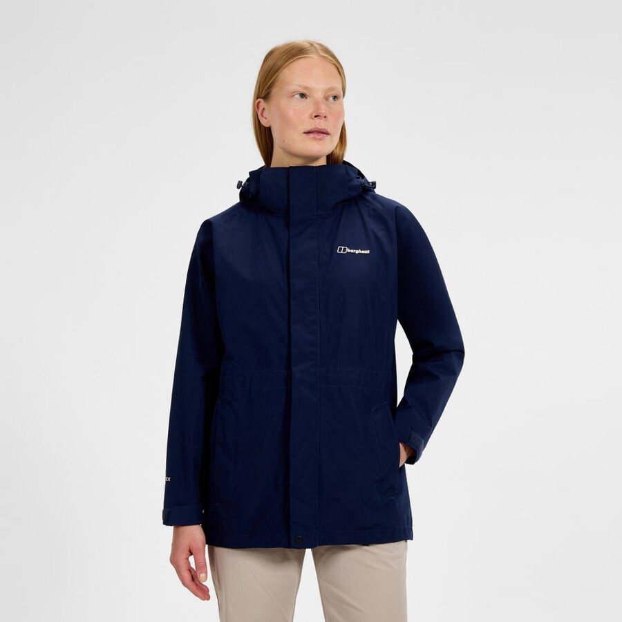 womens glissade gore-tex interactive jacket - blue berghaus