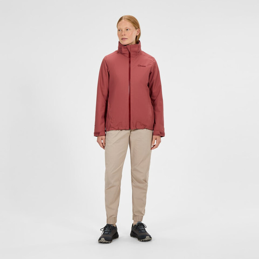 womens roam gemini 3in1 jacket - red berghaus