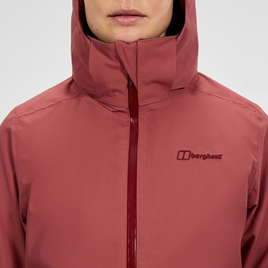 womens roam gemini 3in1 jacket - red berghaus