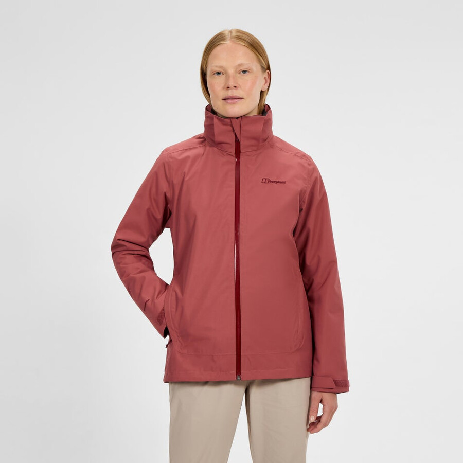 womens roam gemini 3in1 jacket - red berghaus