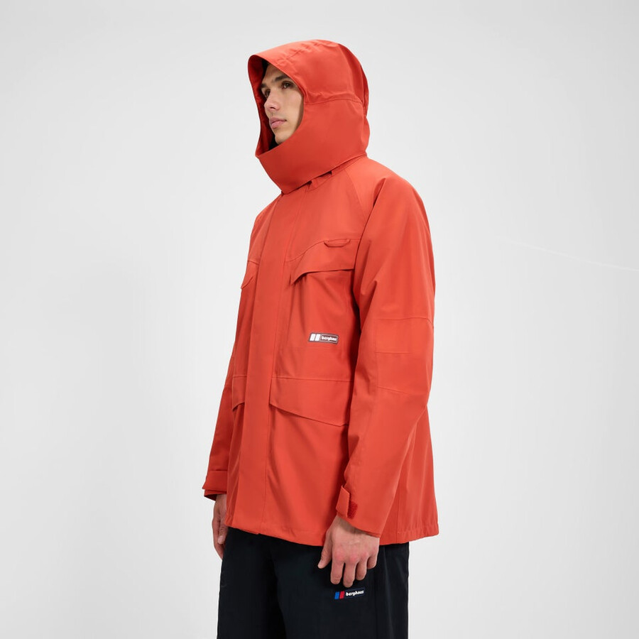 unisex volcanism parka - orange berghaus