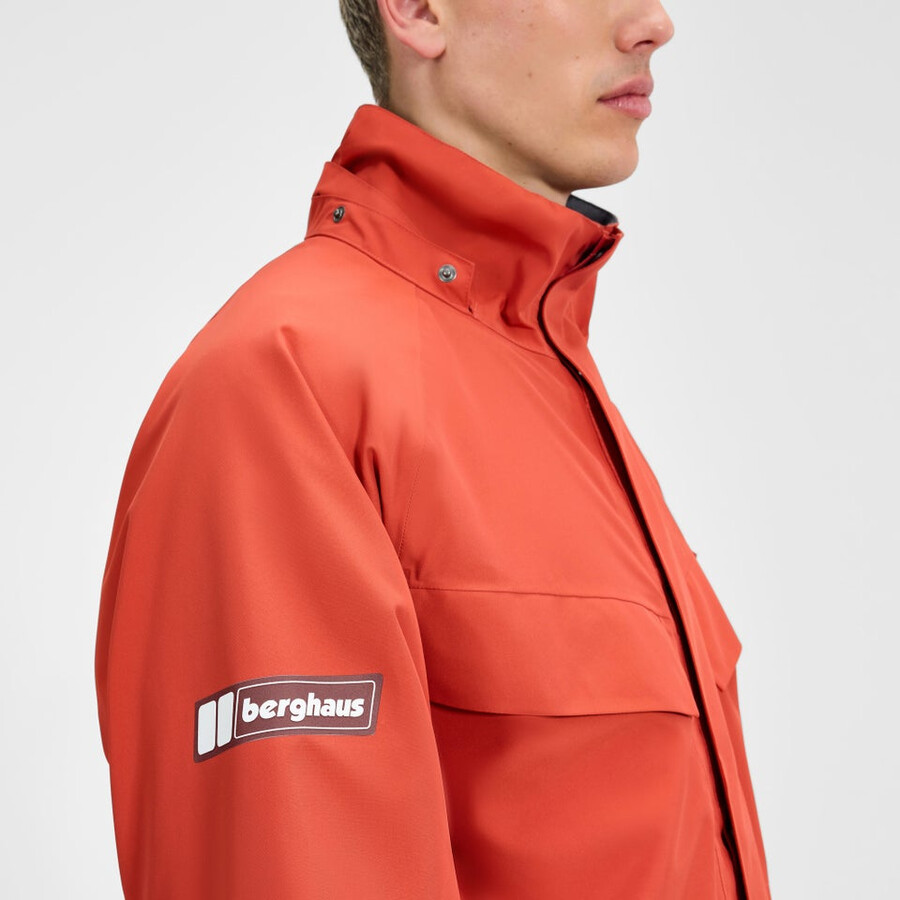 unisex volcanism parka - orange berghaus