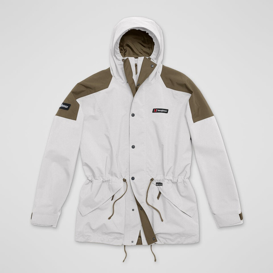 unisex meru mountain gore-tex jacket - browngrey berghaus