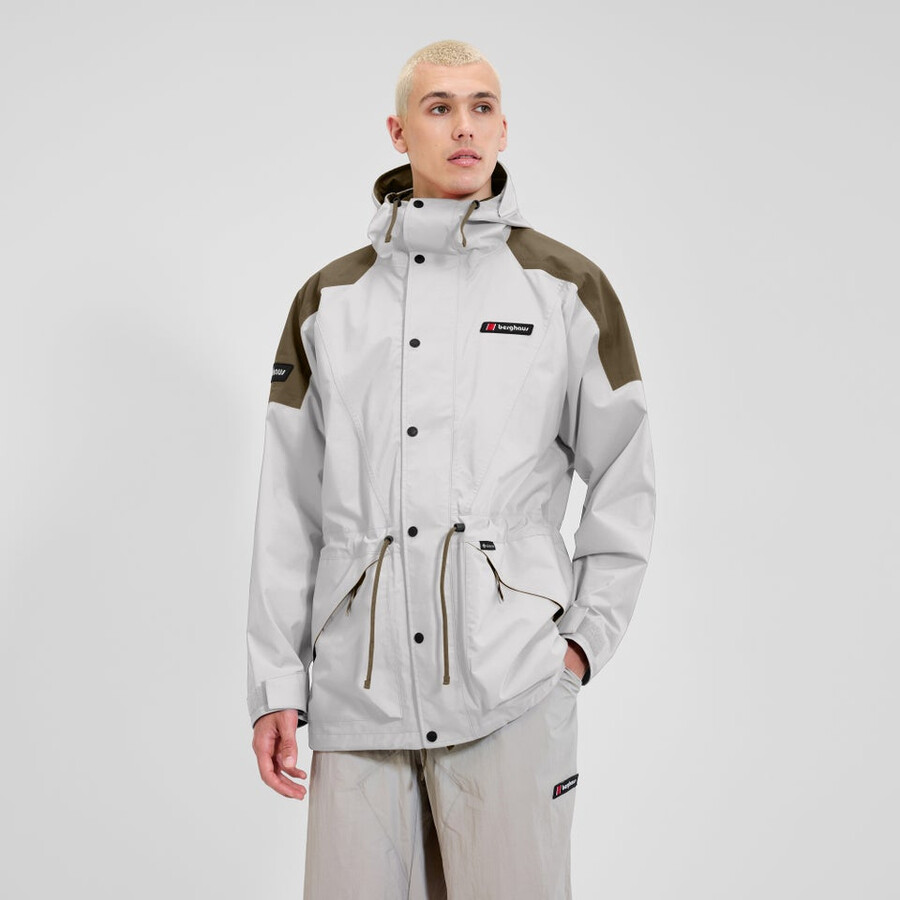 unisex meru mountain gore-tex jacket - browngrey berghaus