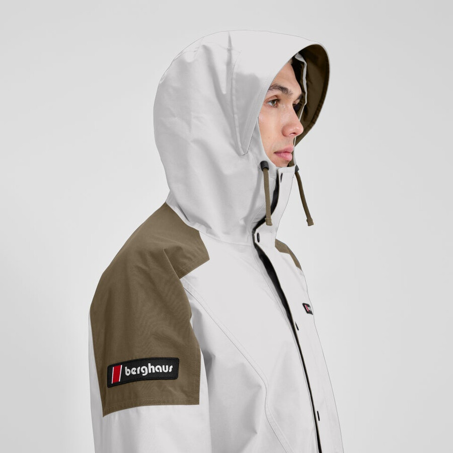 unisex meru mountain gore-tex jacket - browngrey berghaus
