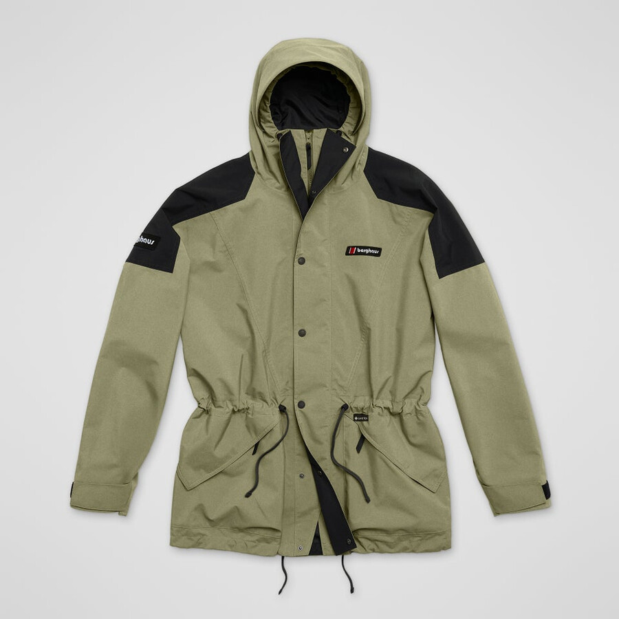 unisex meru mountain gore-tex jacket - greenblack berghaus