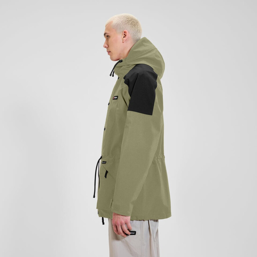 unisex meru mountain gore-tex jacket - greenblack berghaus