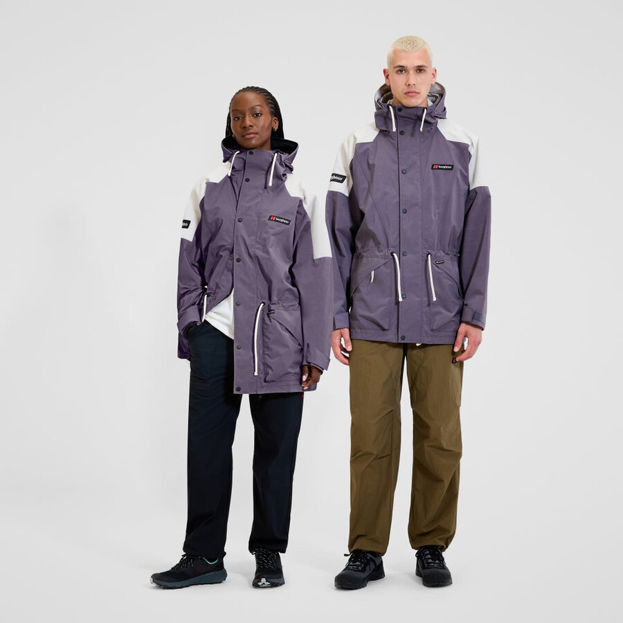 unisex meru mountain gore-tex jacket - purplegrey berghaus
