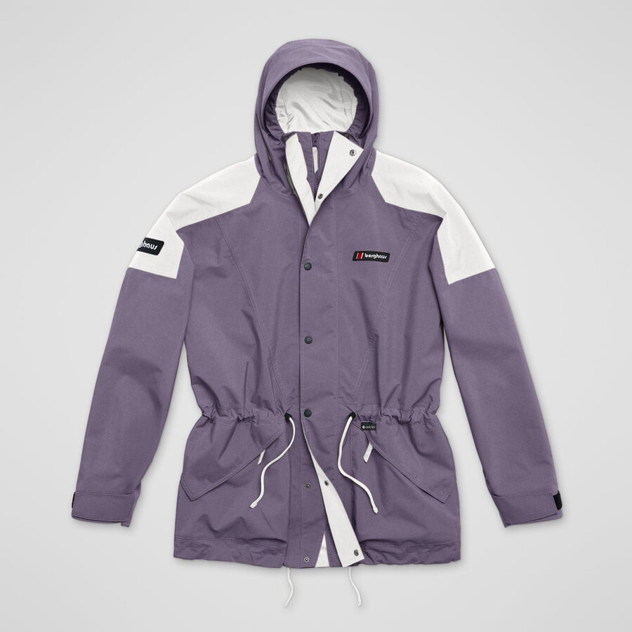 unisex meru mountain gore-tex jacket - purplegrey berghaus