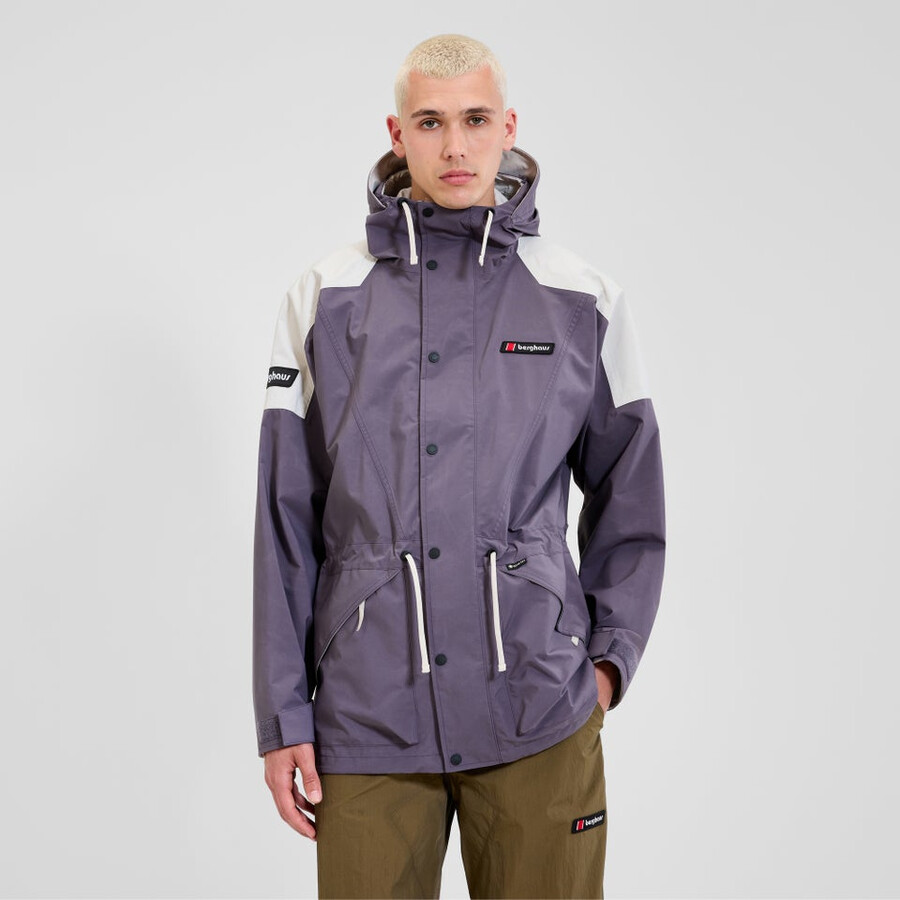 unisex meru mountain gore-tex jacket - purplegrey berghaus