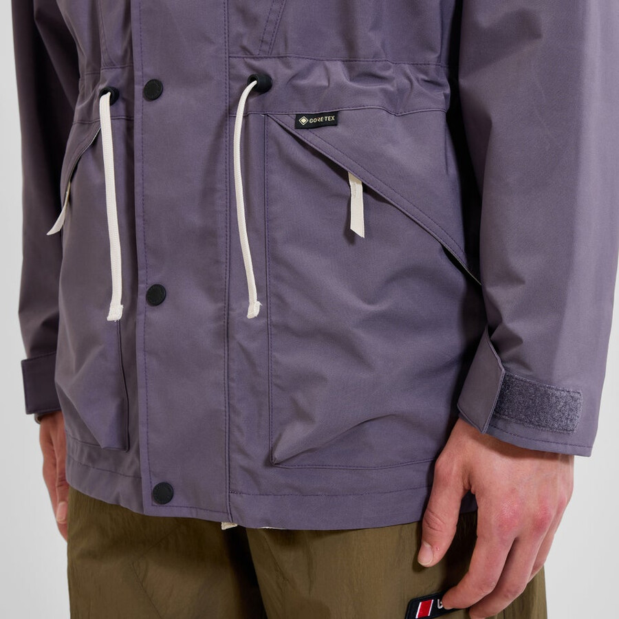 unisex meru mountain gore-tex jacket - purplegrey berghaus