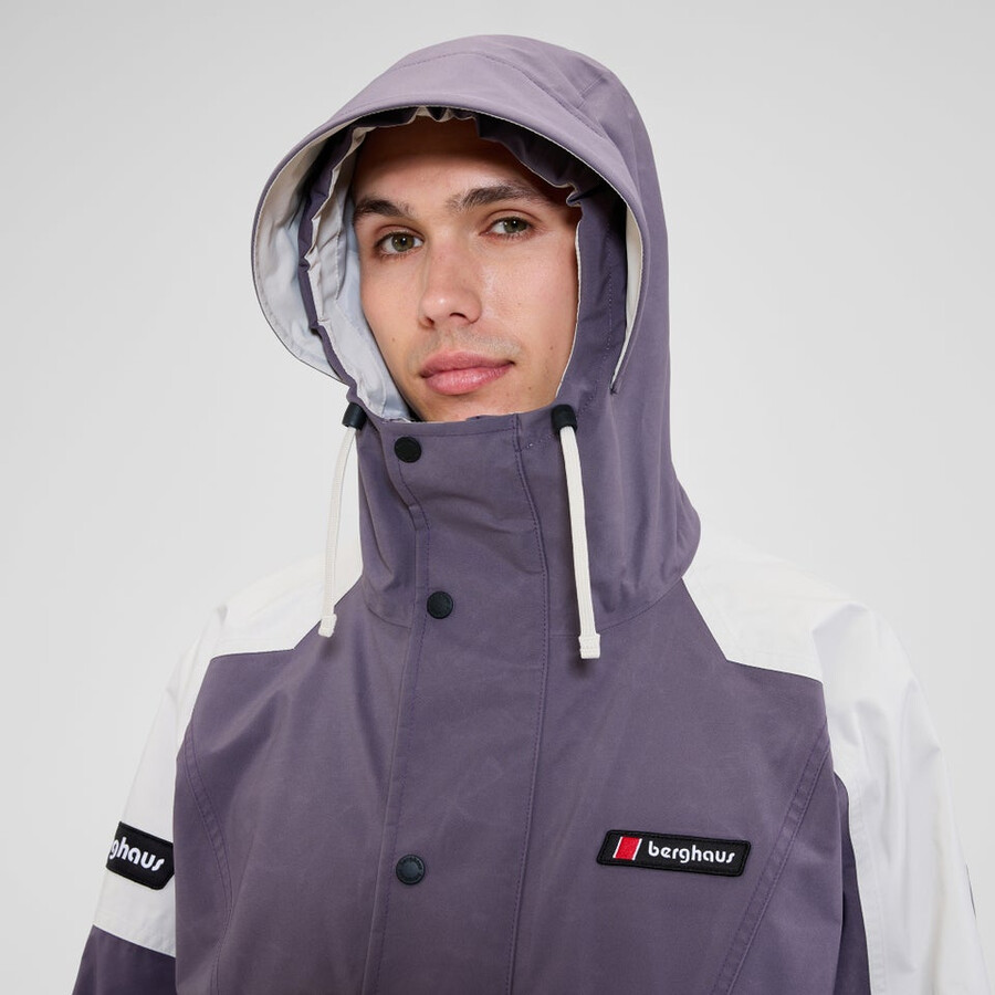 unisex meru mountain gore-tex jacket - purplegrey berghaus