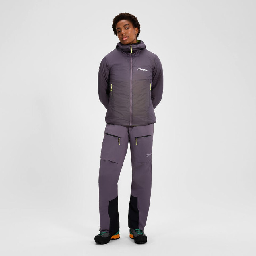 womens mtn arete synthetic hoody - purple berghaus