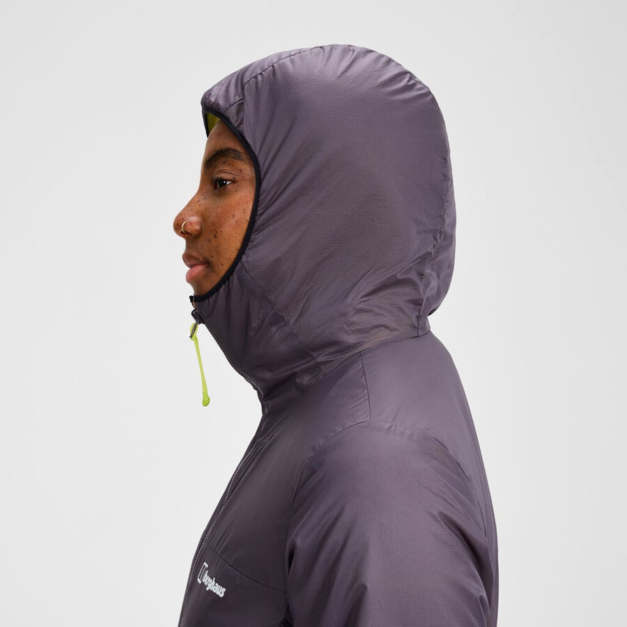 womens mtn arete synthetic hoody - purple berghaus