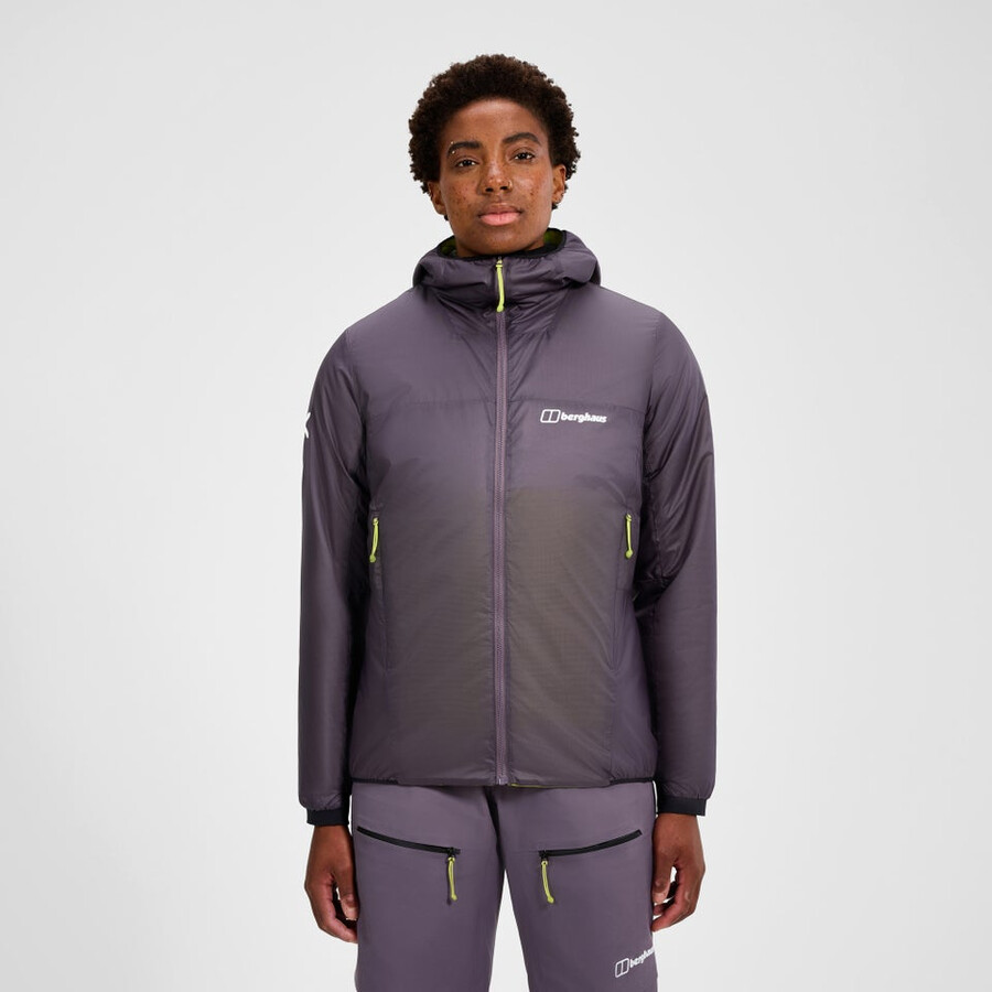 womens mtn arete synthetic hoody - purple berghaus