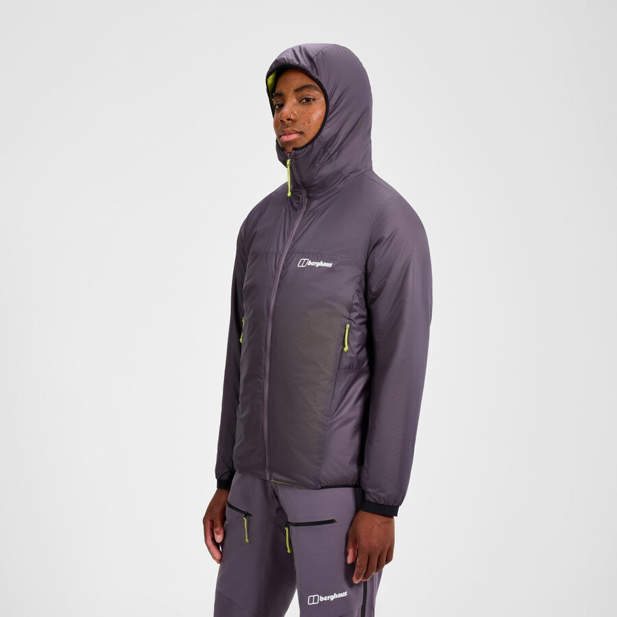 womens mtn arete synthetic hoody - purple berghaus