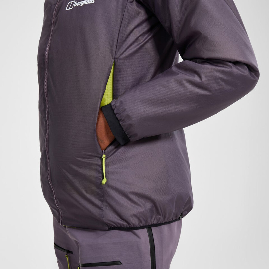 womens mtn arete synthetic hoody - purple berghaus