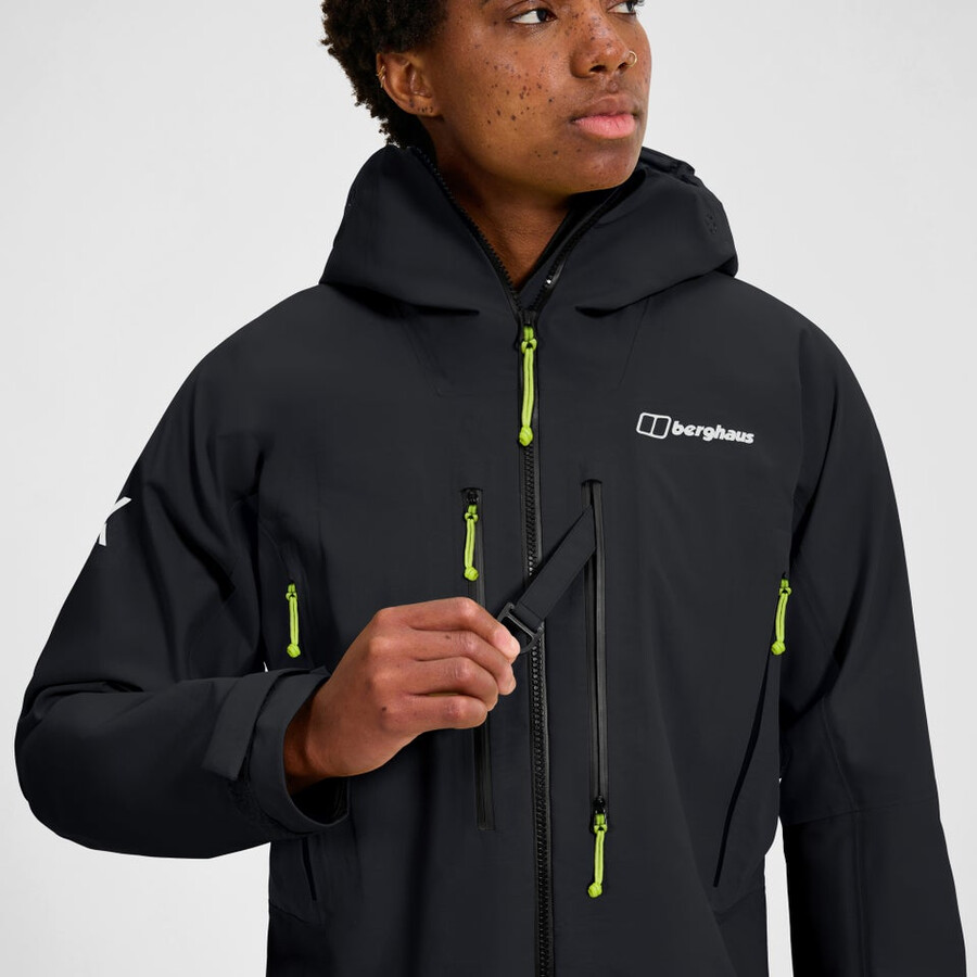 womens extrem vanguard gore-tex jacket - black berghaus