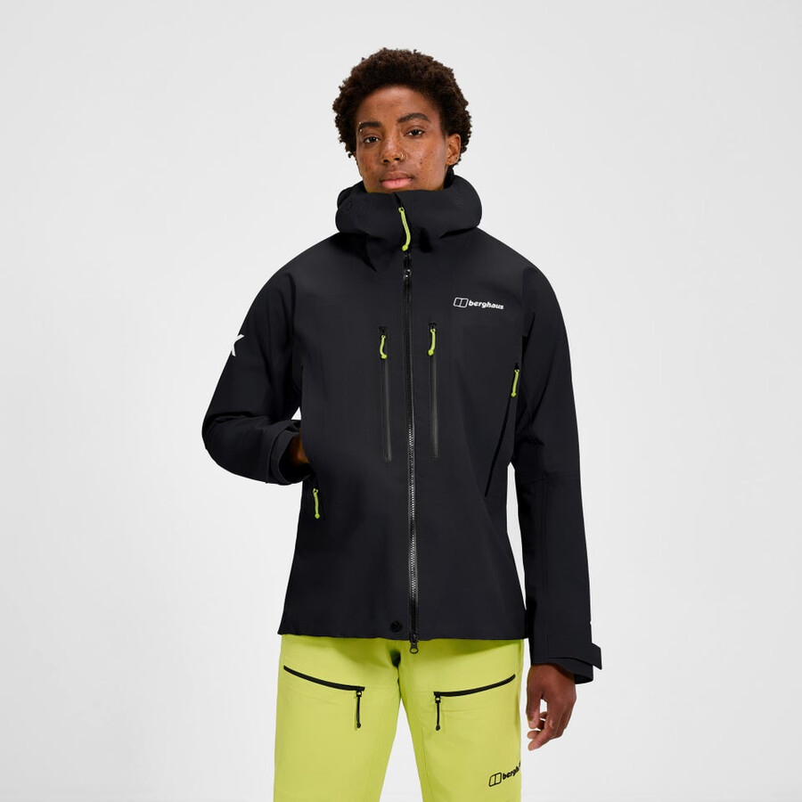 womens extrem vanguard gore-tex jacket - black berghaus