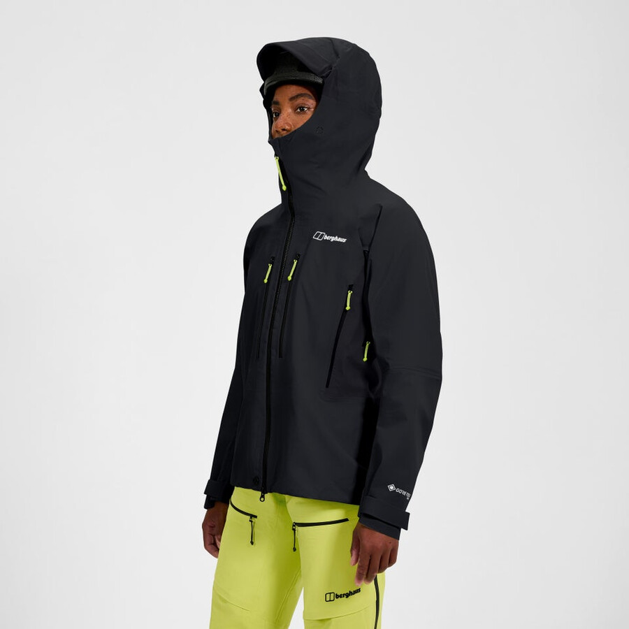womens extrem vanguard gore-tex jacket - black berghaus