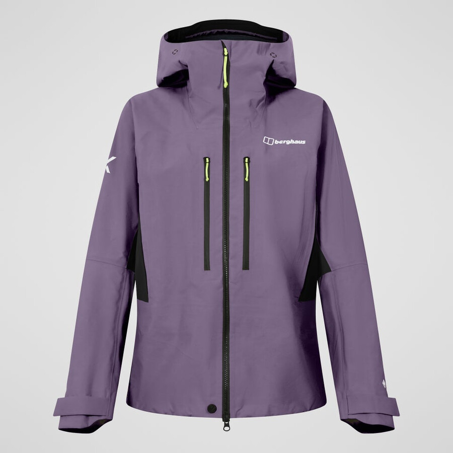 womens extrem vanguard gore-tex jacket - purple berghaus