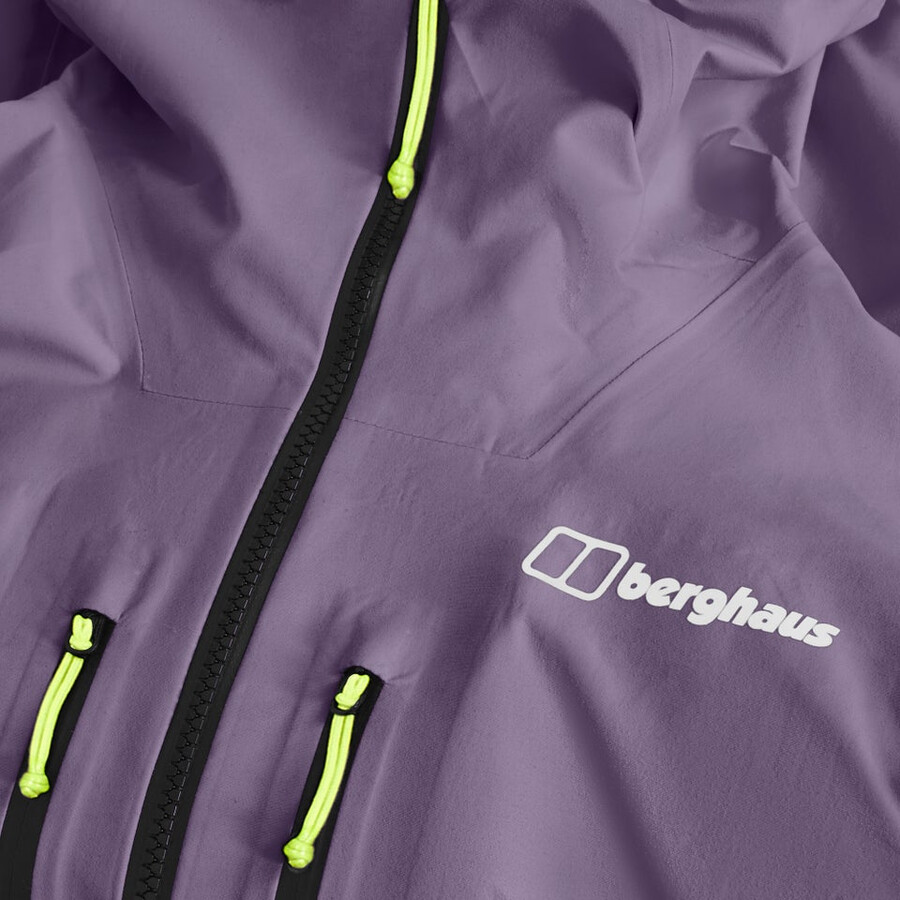 womens extrem vanguard gore-tex jacket - purple berghaus