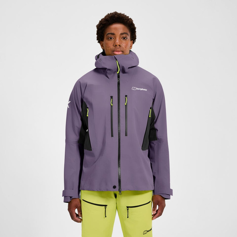 womens extrem vanguard gore-tex jacket - purple berghaus