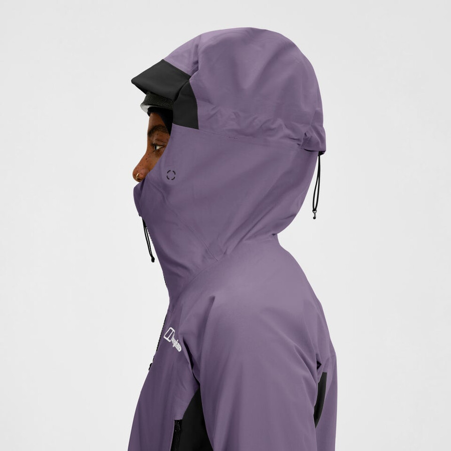 womens extrem vanguard gore-tex jacket - purple berghaus