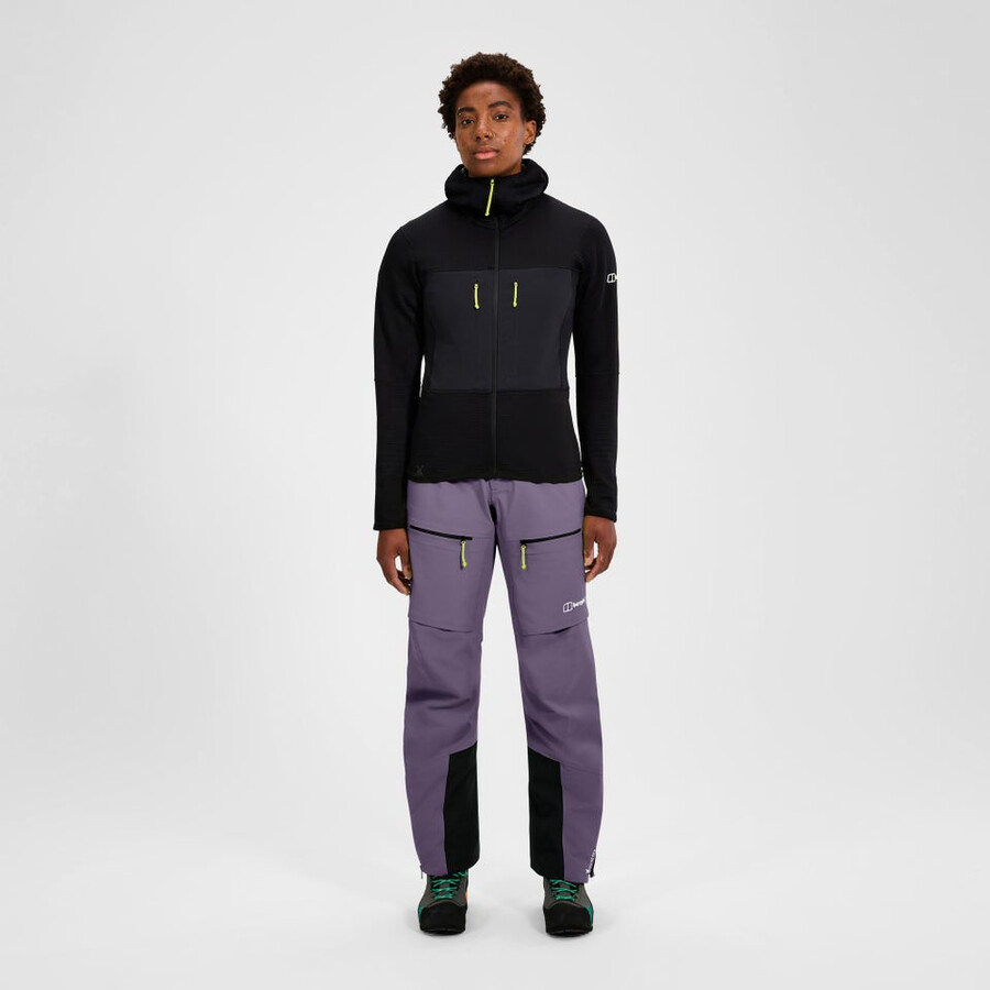 womens extrem vanguard gore-tex pant - purple berghaus