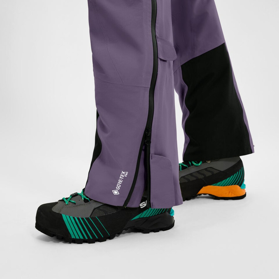womens extrem vanguard gore-tex pant - purple berghaus