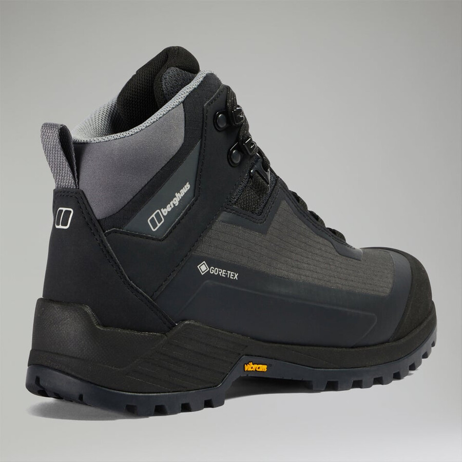 womens deception trail gore-tex boot - dark greyblack berghaus